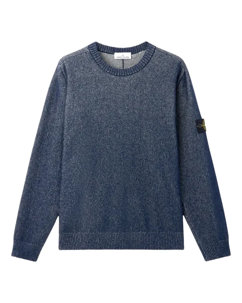 Stone Island MENS CREW NECK - V0M20 BLEU MELANGE V0m20