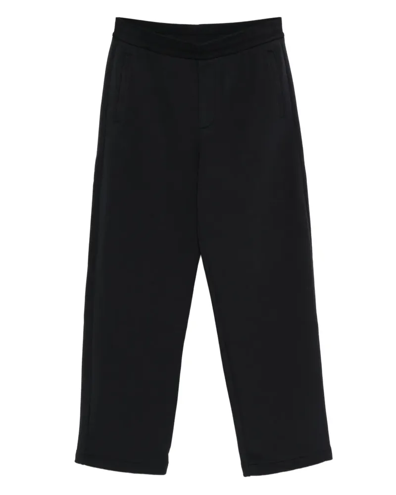 Emporio Armani Hose mit geradem Bein - Schwarz Schwarz