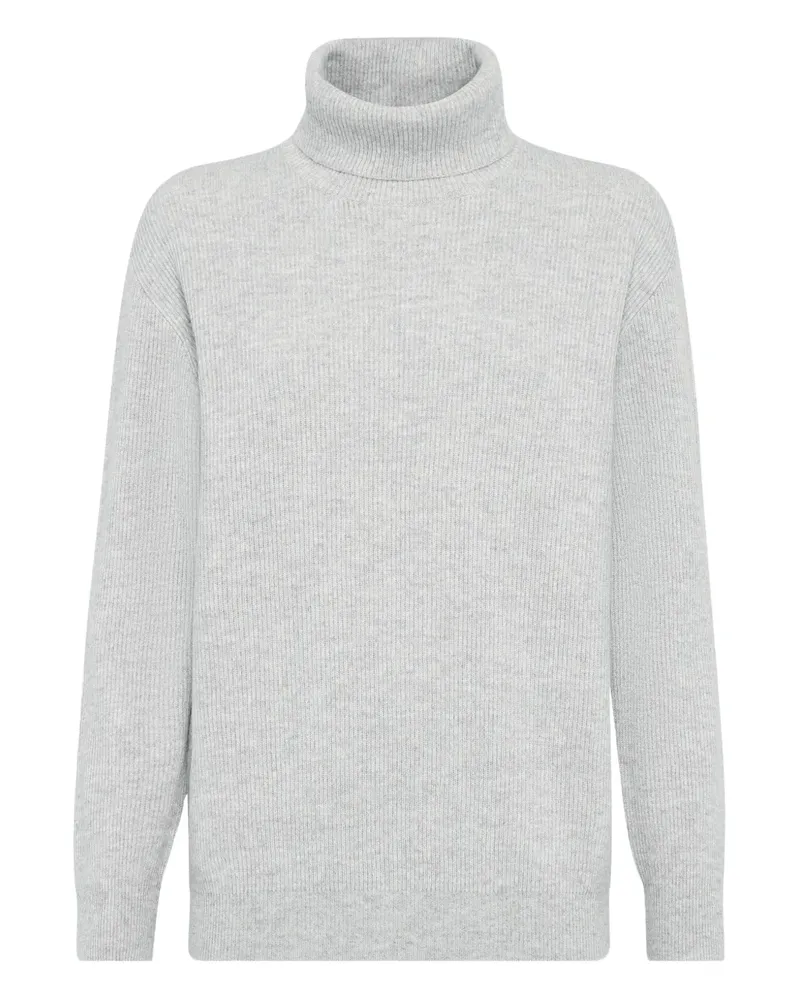 Brunello Cucinelli Kaschmirpullover mit Rollkragen - Grau Grau