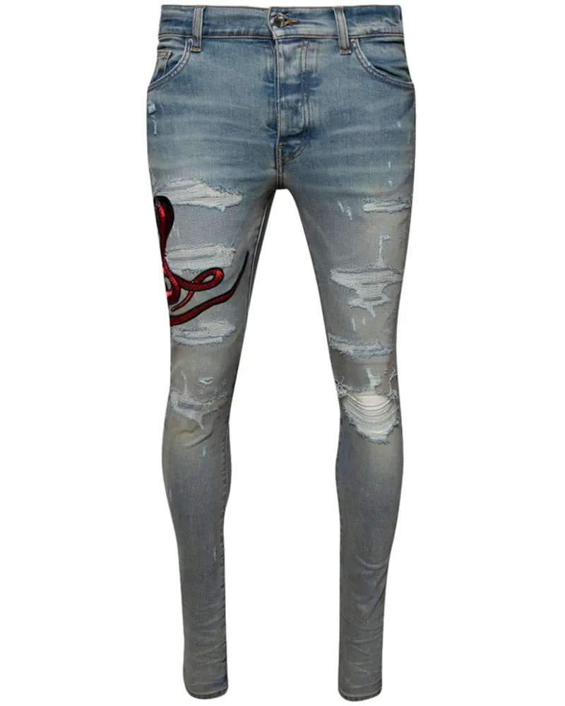 Amiri Red Poison Archival Jeans - Blau Blau