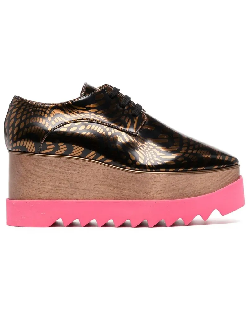 Stella McCartney Elyse Schnürschuhe mit Plateau - Braun Braun