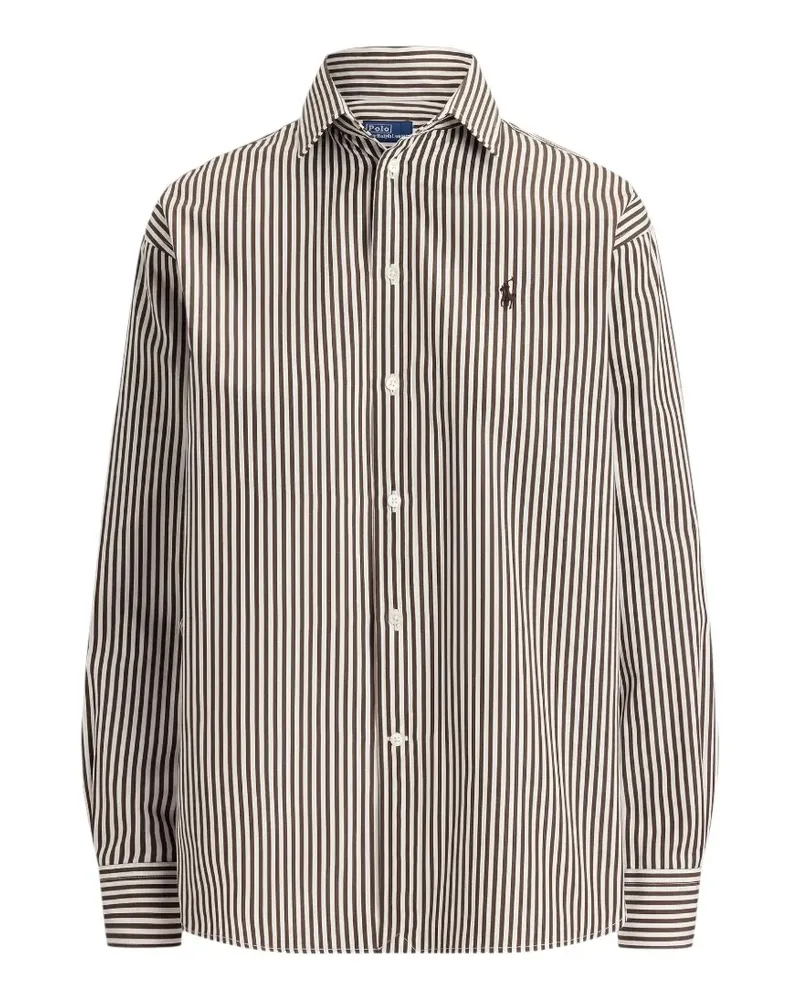 Ralph Lauren Gestreiftes Hemd - Braun Braun