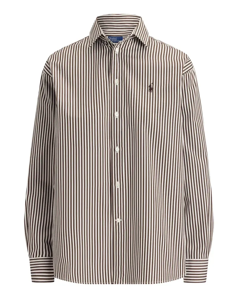 Ralph Lauren Gestreiftes Hemd - Braun Braun