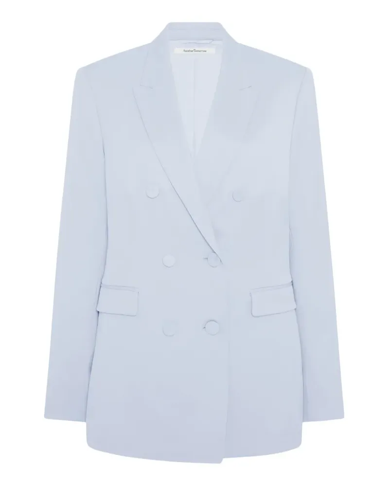 Another Tomorrow double-breasted blazer - Blau Blau