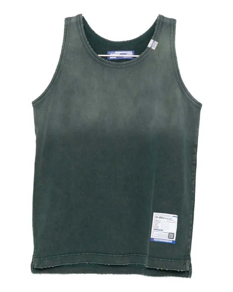 MIHARAYASUHIRO Sun Faded Like tank top - Grün Grün