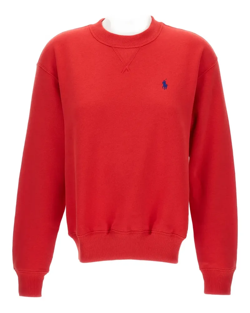 Ralph Lauren Sweatshirt mit Logo-Stickerei - Rot Rot
