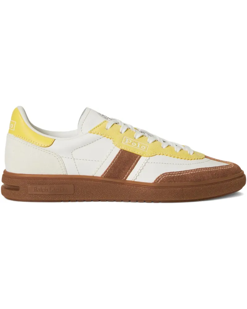 Ralph Lauren Bedford-Sneakers mit Seitenstreifen - Gelb Gelb