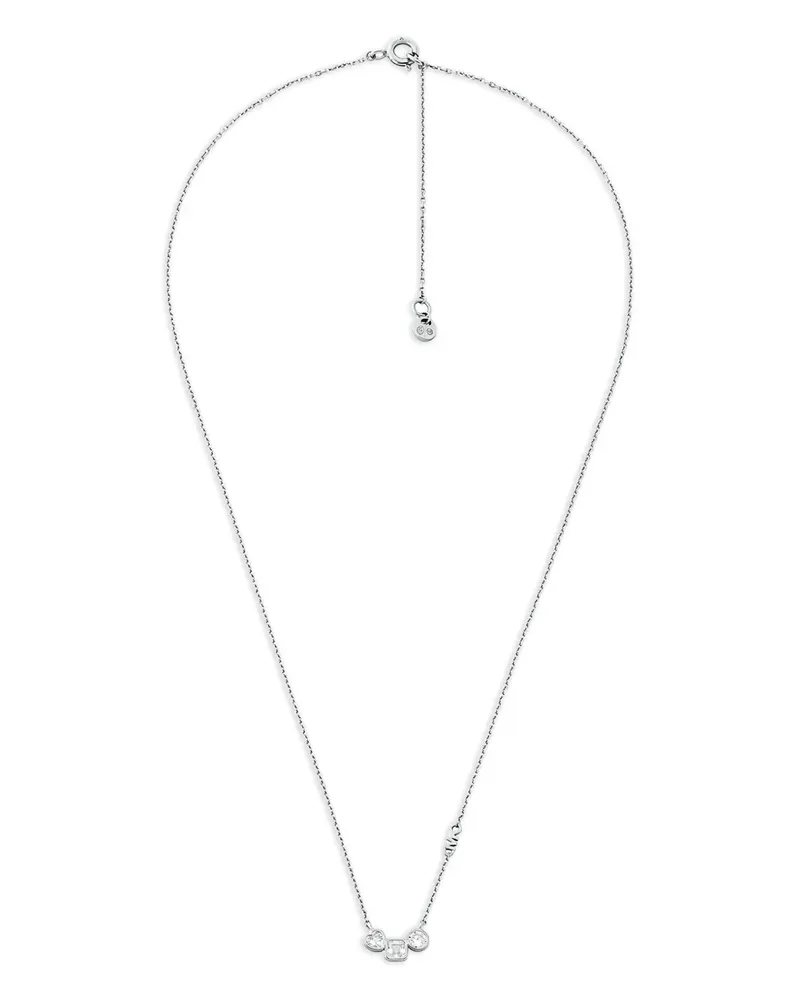 Michael Kors Halsketten-Set mit 3 Schmucksteinen - Silber Silber