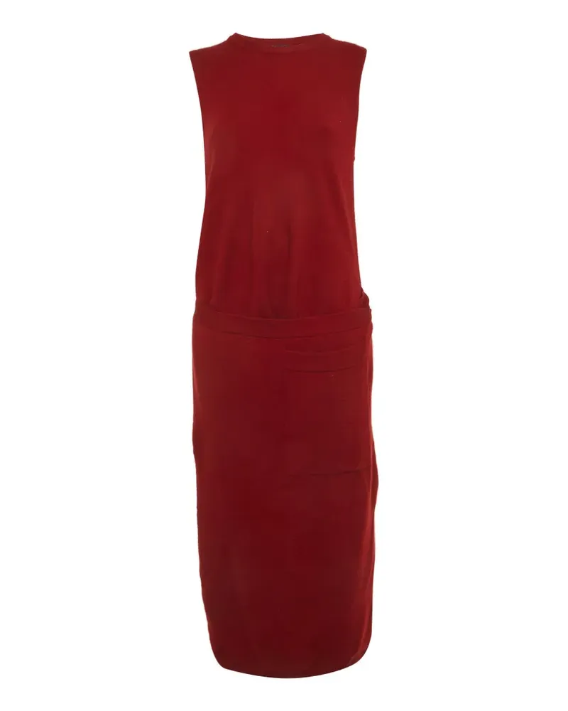 Joseph Midikleid mit Rundhalsausschnitt - Rot Rot