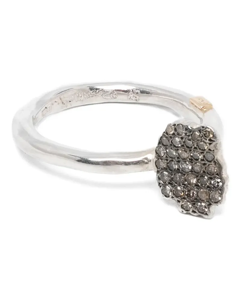 Rosa Maria Tosca Ring mit Diamanten - Silber Silber
