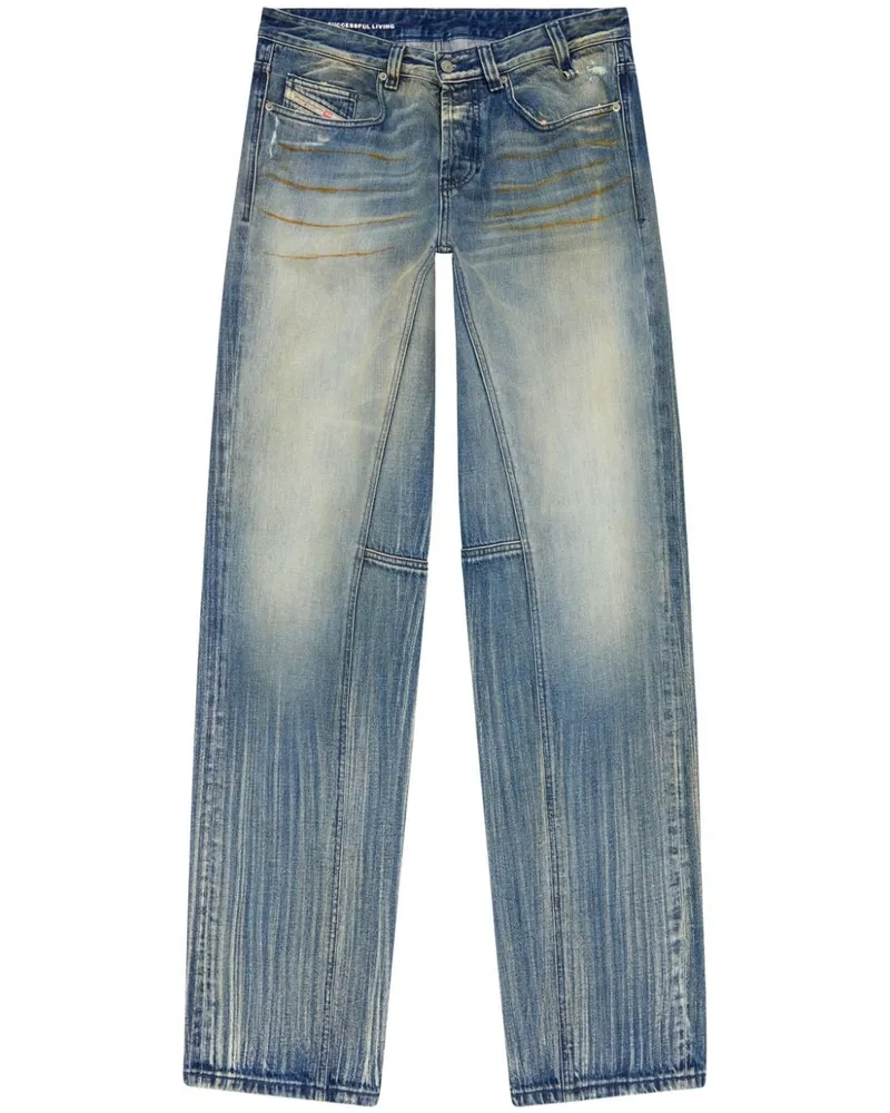 Diesel 2001 D-Macro Straight-Leg-Jeans Blau