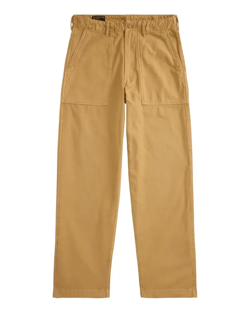 Ralph Lauren Hose aus Satin mit lockerem Schnitt - Nude Nude