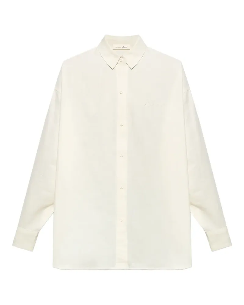 Fear of God logo-patch shirt - Nude Nude