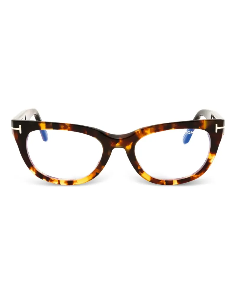 Tom Ford Cat-Eye-Brille - Braun Braun