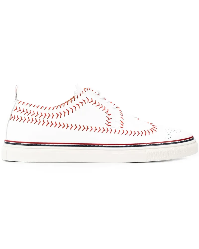 Thom Browne Sneakers im Baseball-Design - Weiß Weiß