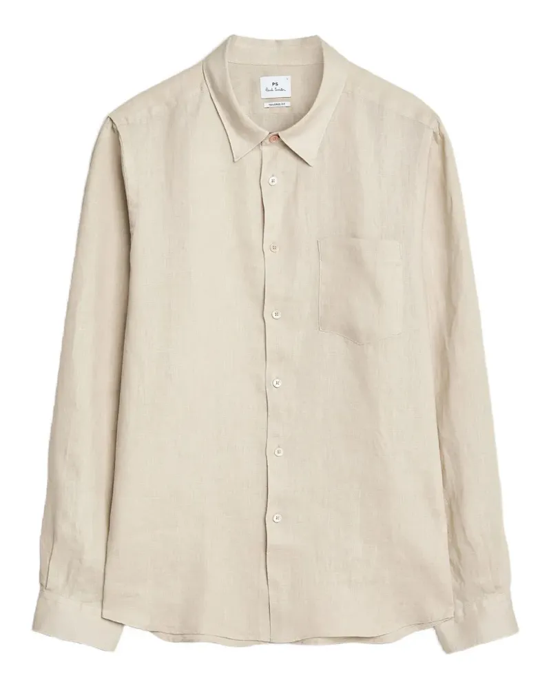 Paul Smith button chest-pocket shirt - Nude Nude