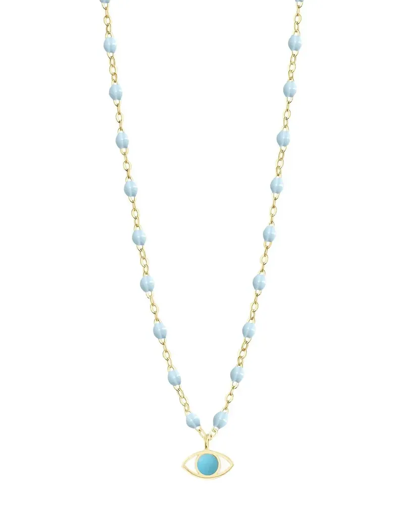 Gigi Clozeau 18kt Gigi Eye Gelbgoldhalskette Gold