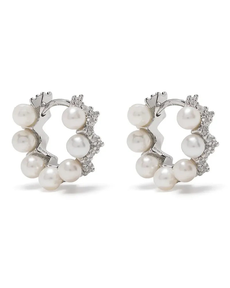 APM Monaco Up and Down Creolen - Silber Silber