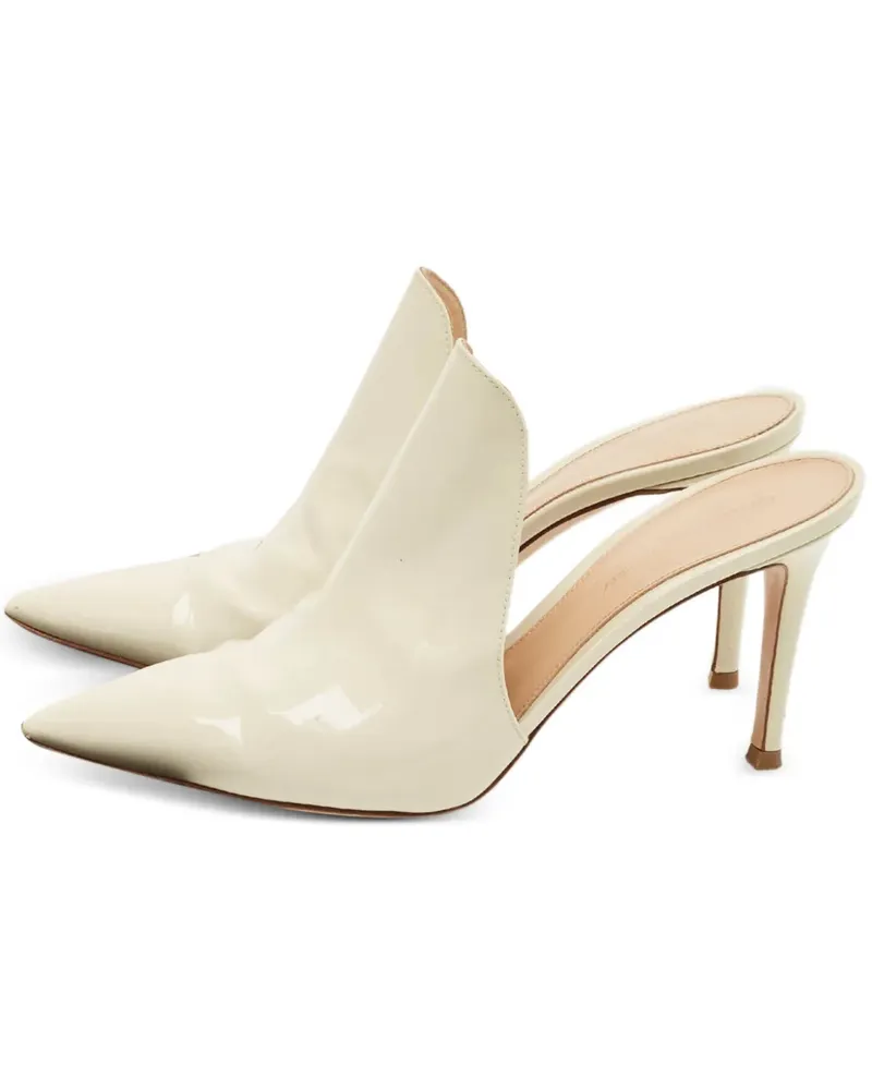 Gianvito Rossi Spitze Aramis Mules - Nude Nude