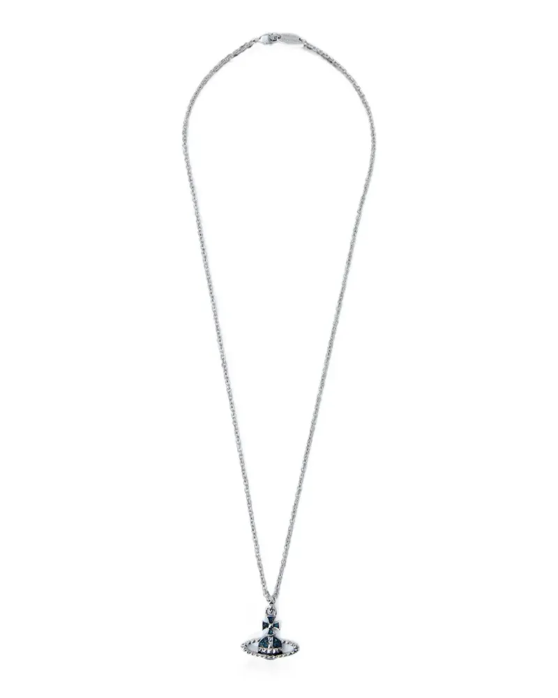 Vivienne Westwood Orb-pendant chain necklace - Silber Silber
