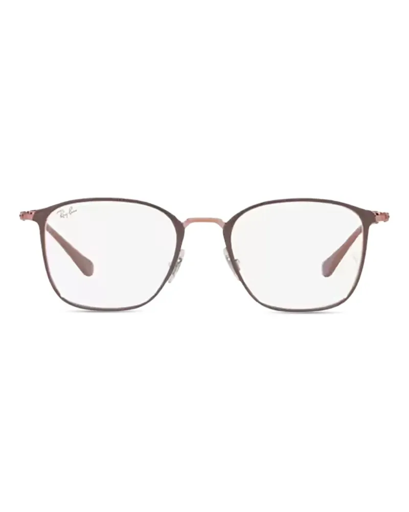 Ray Ban Brille mit eckigem Gestell - Nude Nude