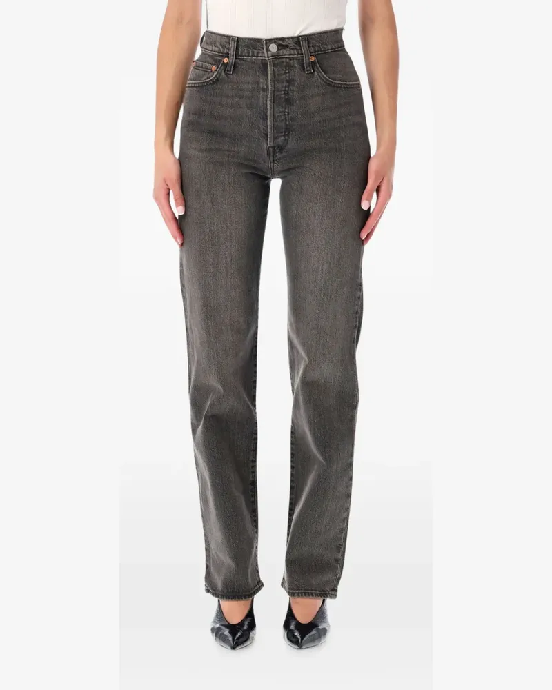 Levi's Ribcage straight-leg jeans - Grau Grau