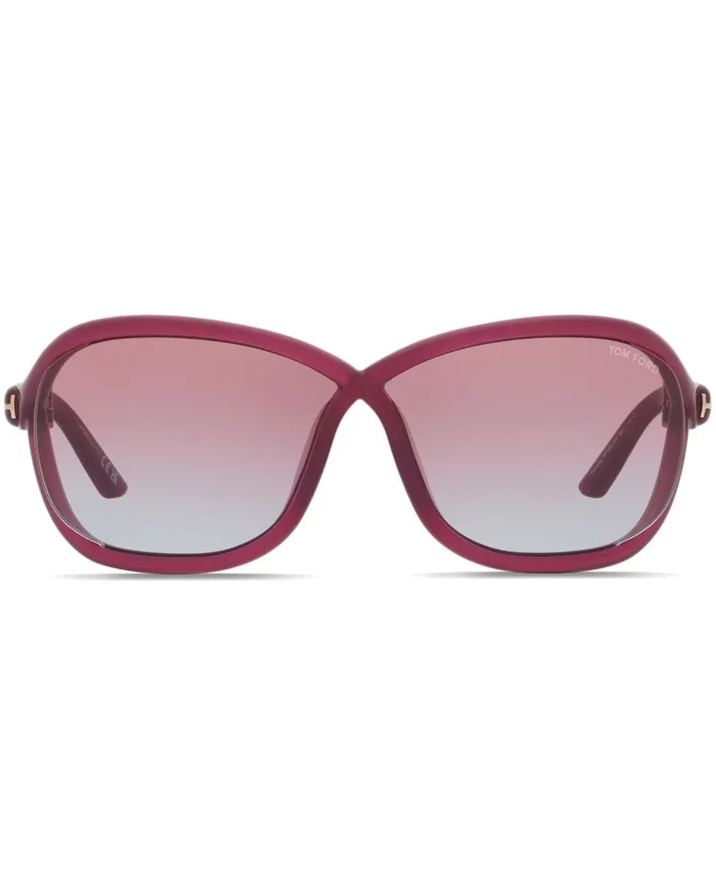 Tom Ford Fernanda Sonnenbrille mit Oversized-Gestell - Violett Violett