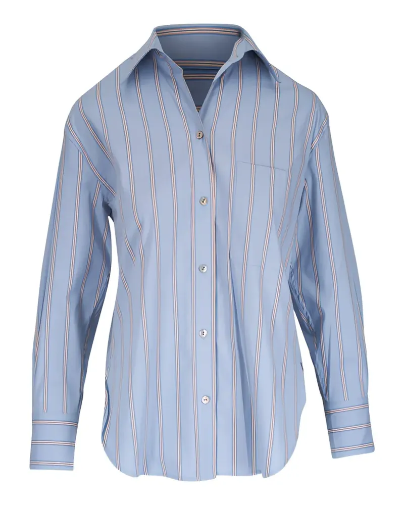 Vince Del Mar striped shirt - Blau Blau