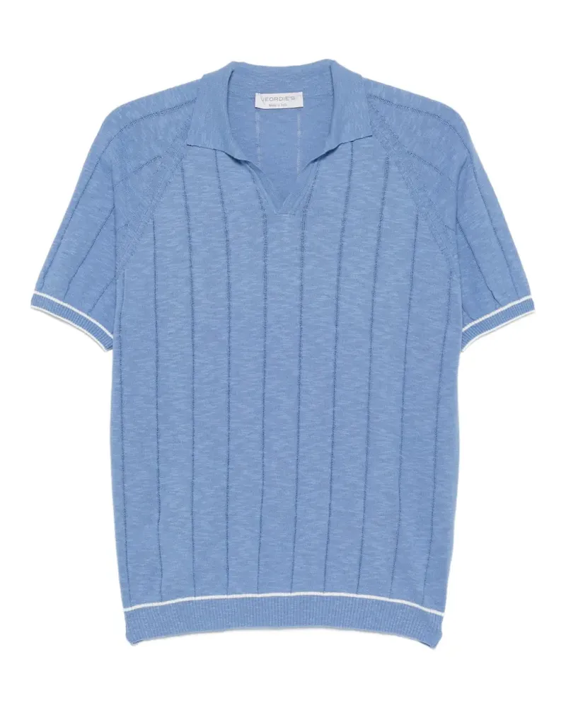 Jeordie's Hemd mit Längsstreifen - Blau Blau