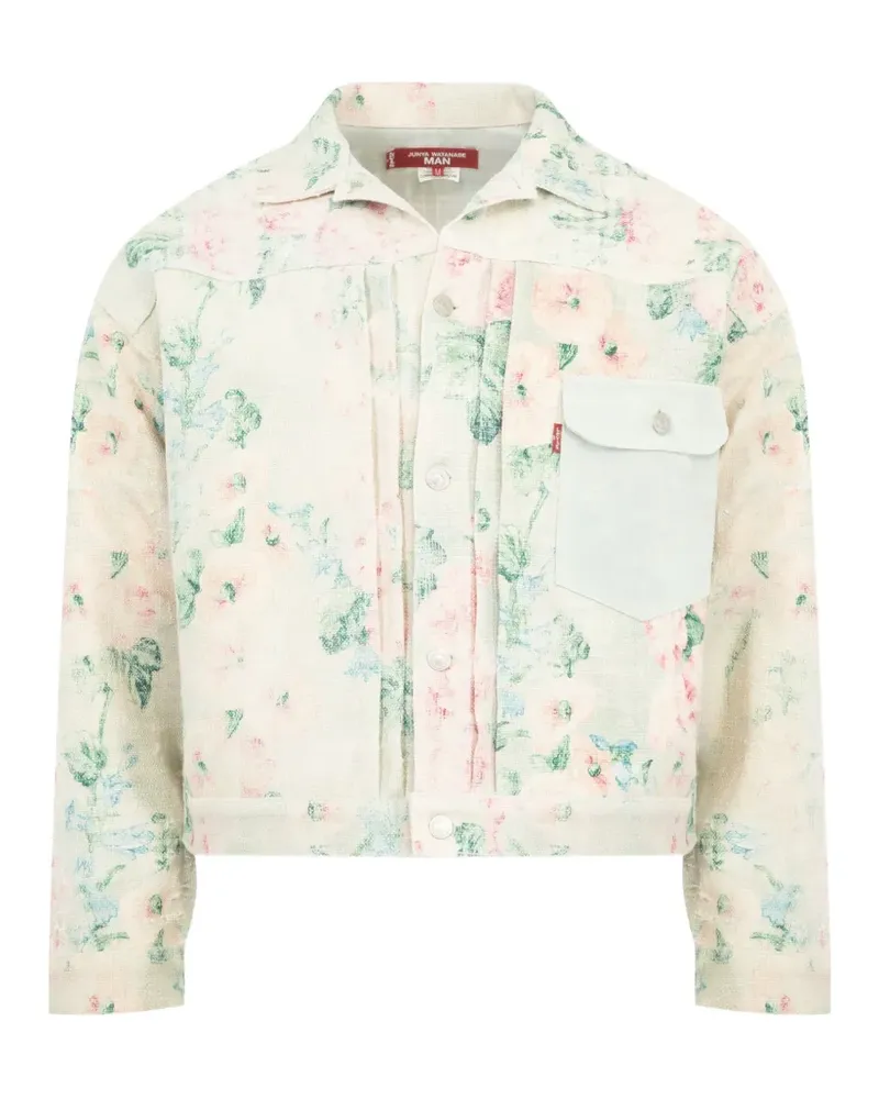 Junya Watanabe floral pocket jacket - Nude Nude