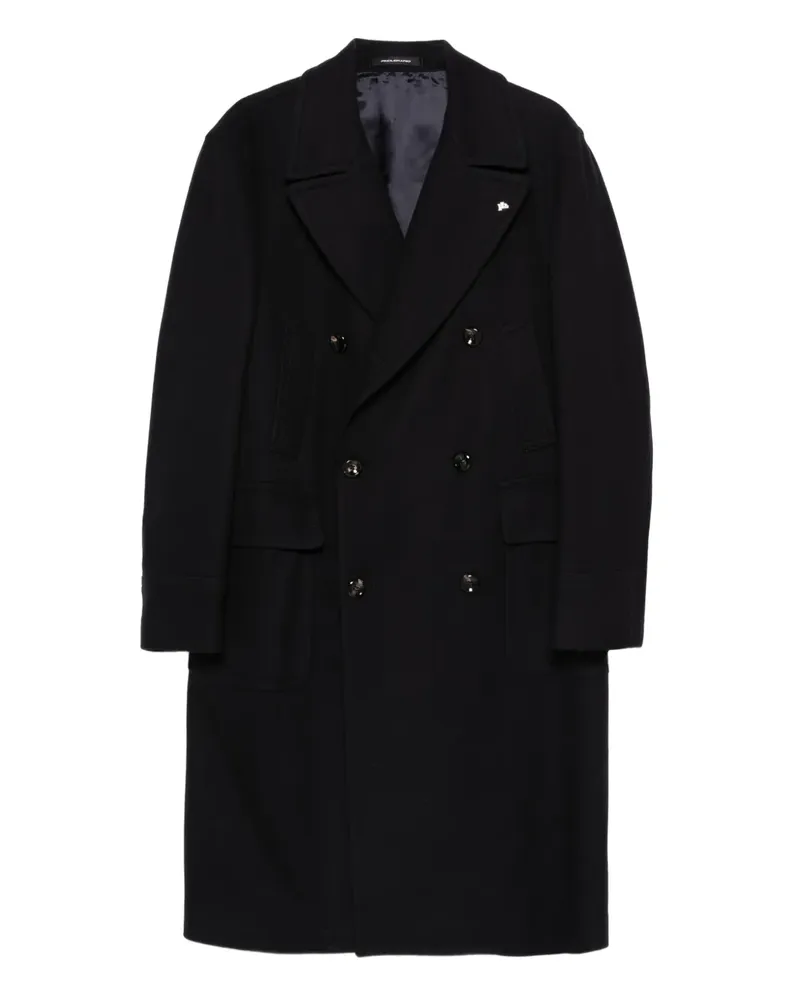 Tagliatore Doppelreihiger Mantel - Blau Blau