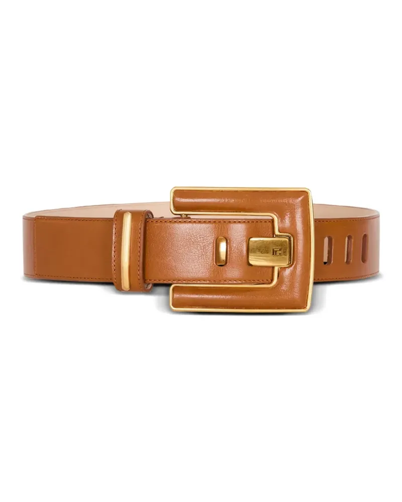 Balmain Anthem Gürtel - Braun Braun