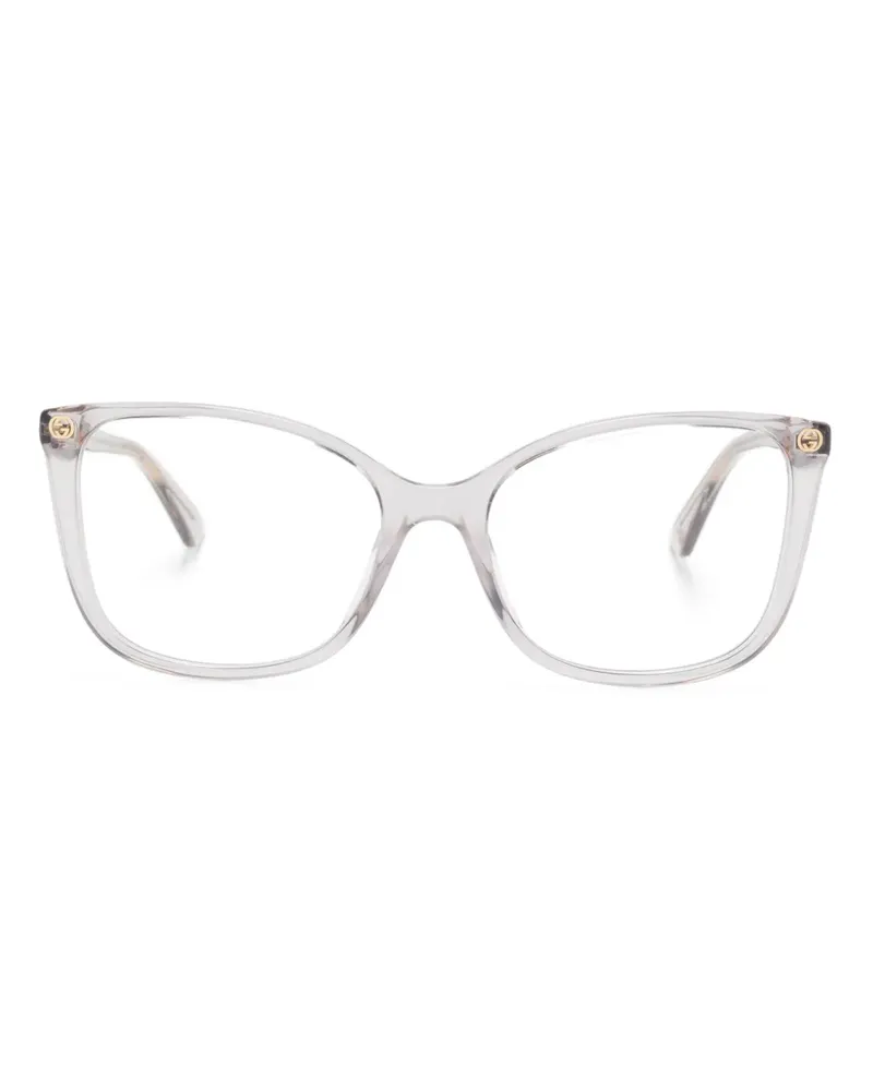 Gucci Brille mit Cat-Eye-Gestell - Grau Grau