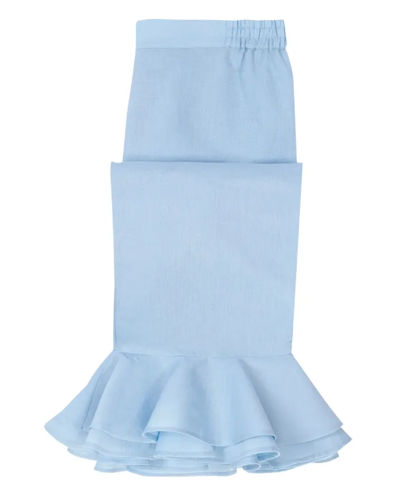 SLEEPER Klassischer High-Waist-Rock - Blau Blau