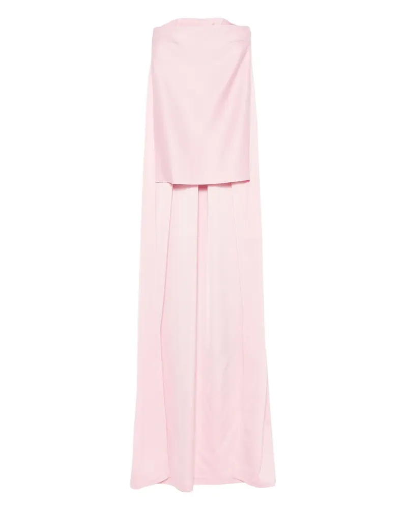 Mônot Minikleid aus Satin - Rosa Rosa