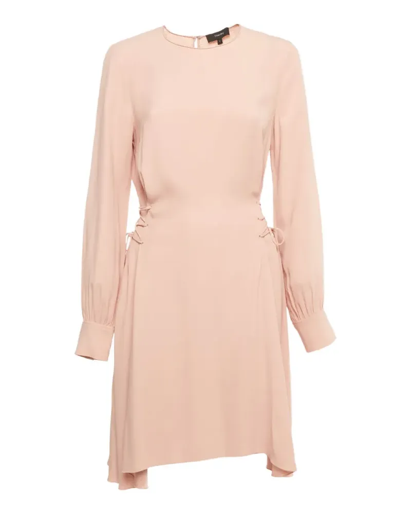 Theory Midikleid mit langen Ärmeln - Rosa Rosa