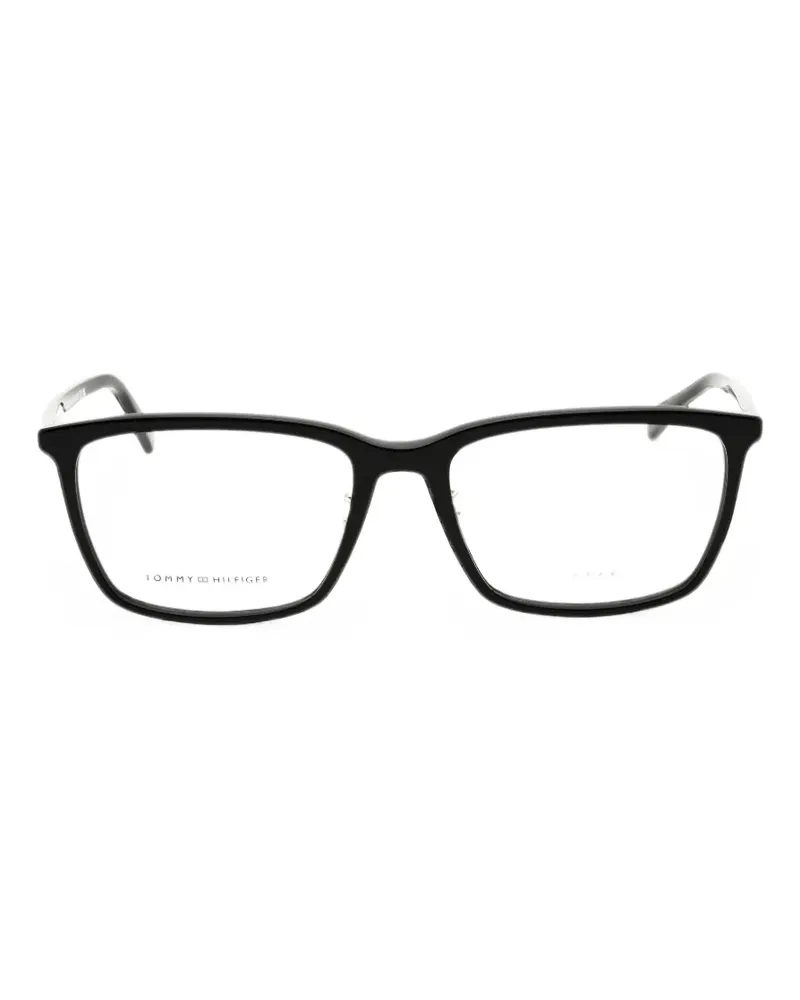 Tommy Hilfiger Brille mit eckigem Gestell - Schwarz Schwarz