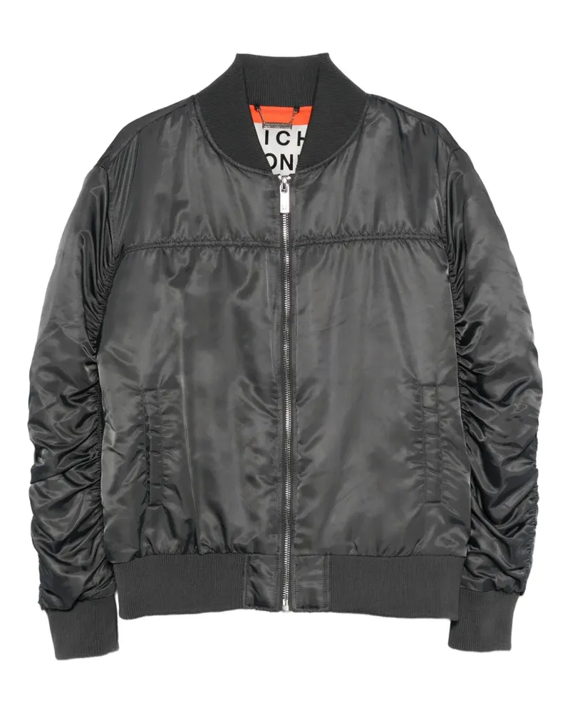John Richmond Bomberjacke mit Reißverschluss - Grau Grau