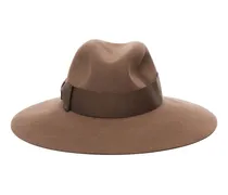 Filzhut mit breiter Krempe - Braun