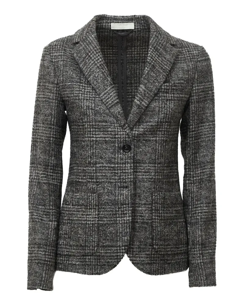 CIRCOLO 1901 checked wool-blend blazer - Grau Grau