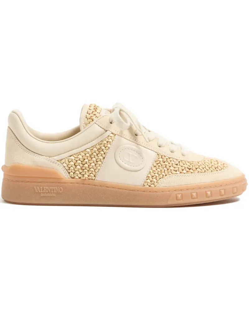 Valentino Garavani Upvillage Sneakers mit gewebtem VLogo - Nude Nude