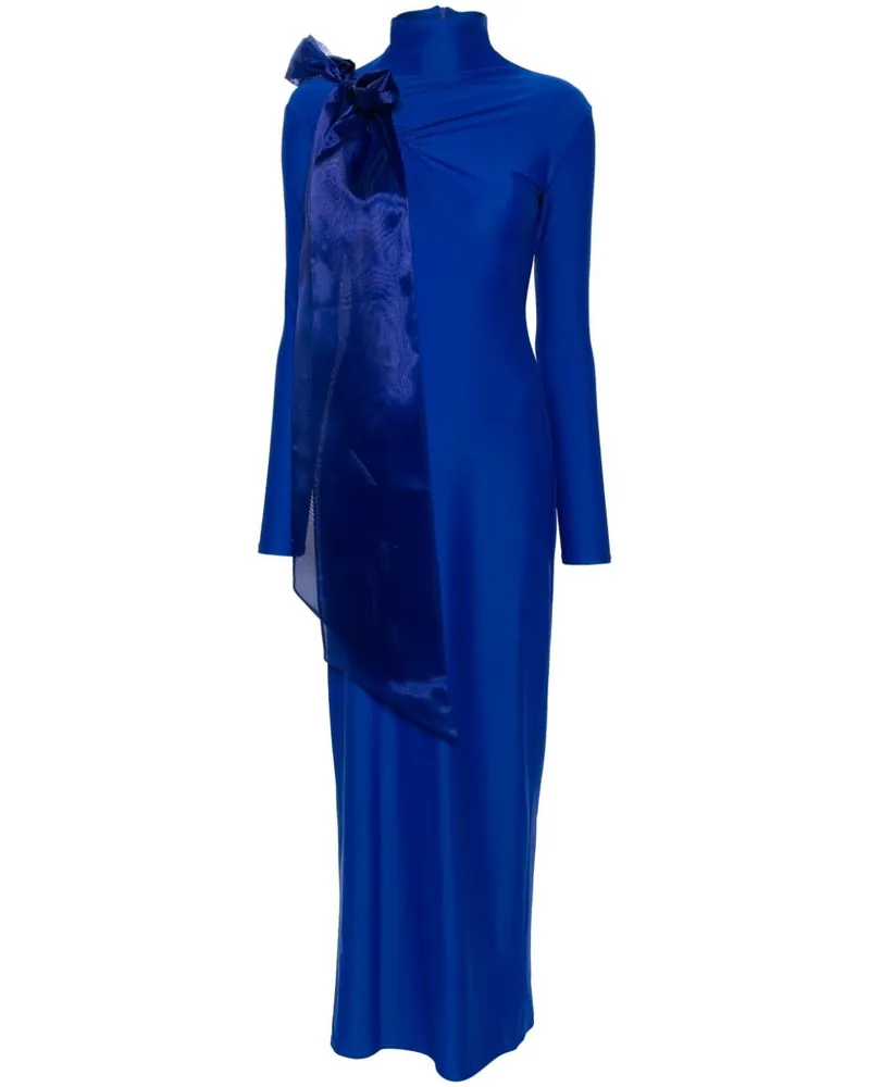 ATU Body Couture Drapiertes Maxikleid Blau