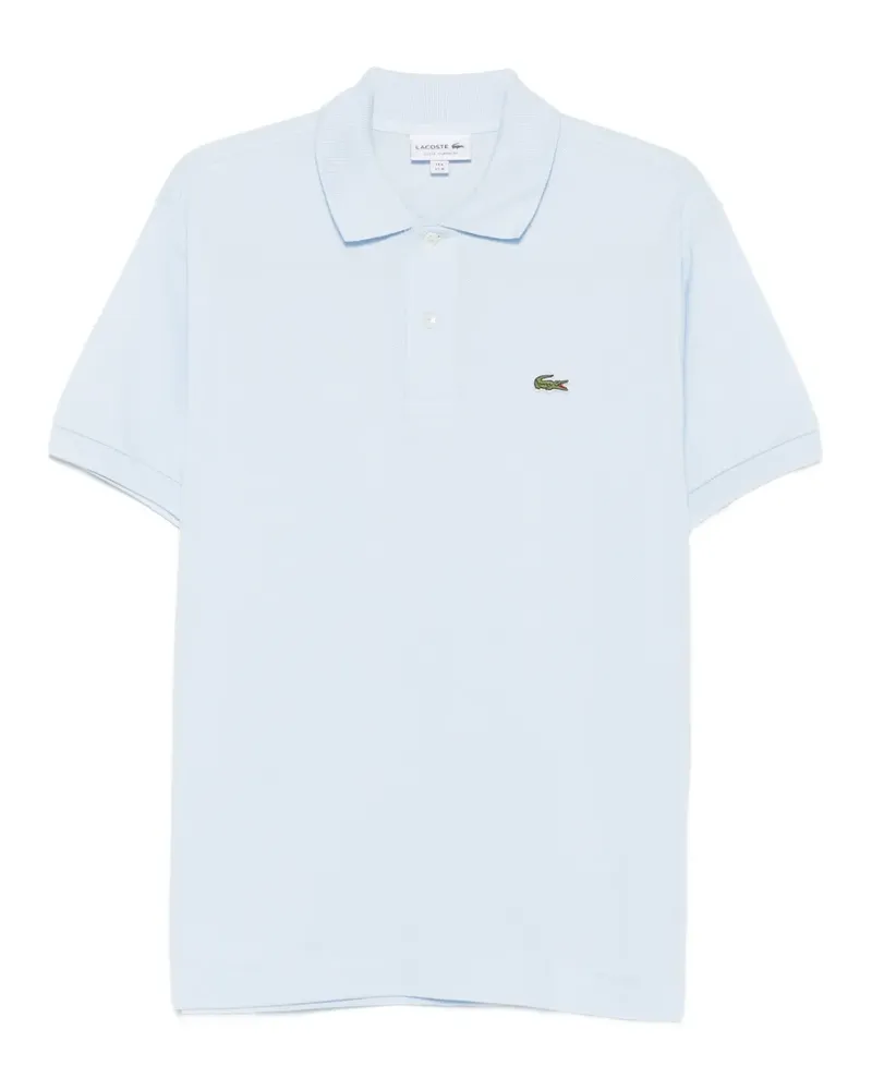 Lacoste logo-patch polo shirt - Blau Blau