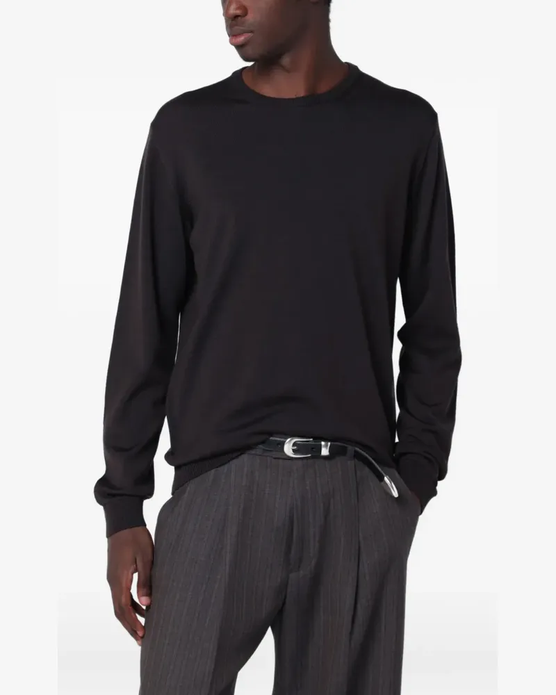 Roberto Collina Pullover mit rundem Ausschnitt - Braun Braun