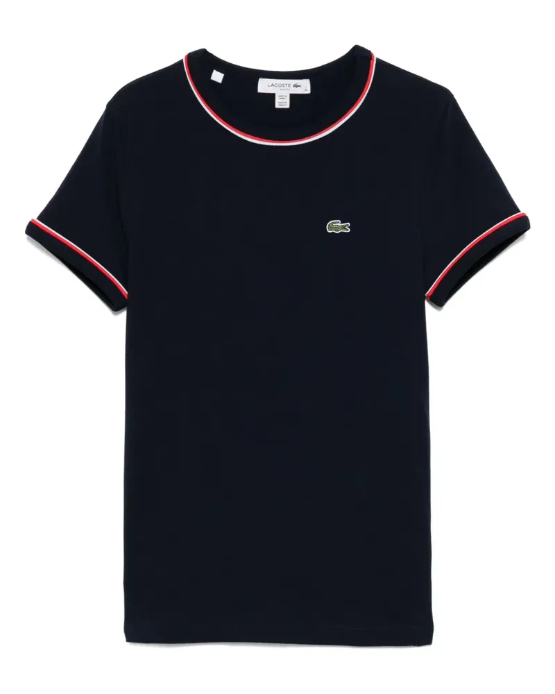 Lacoste T-Shirt mit Akzenten - Blau Blau