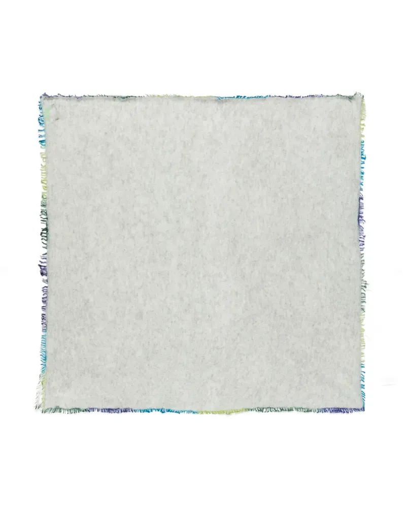Faliero Sarti Schal mit ausgefranstem Saum - Grau Grau