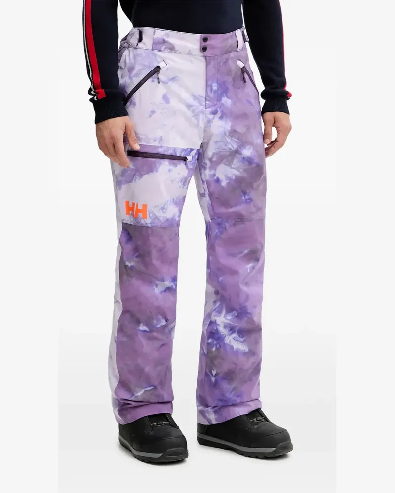 Helly Hansen zip-detail ski trousers - Violett Violett
