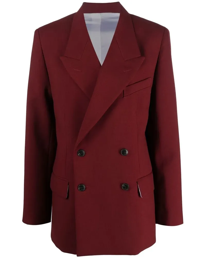 QUIRA Doppelreihiger Blazer - Rot Rot