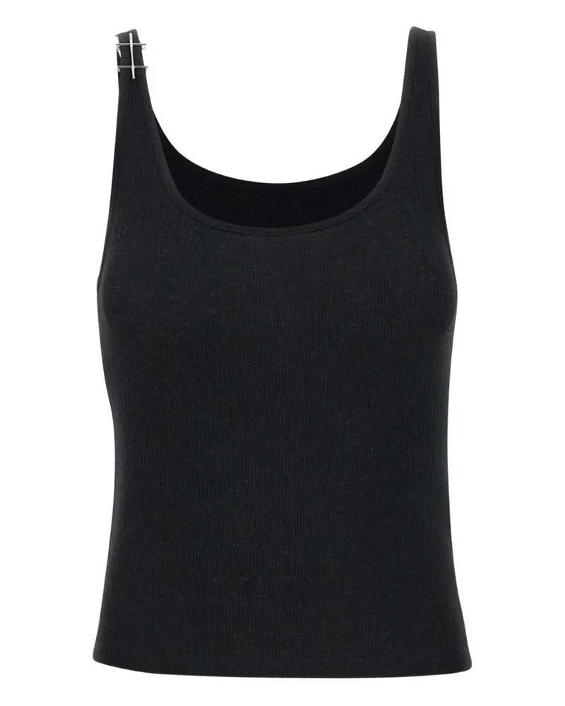 Heliot Emil Tanktop mit Beschlägen - Schwarz Schwarz