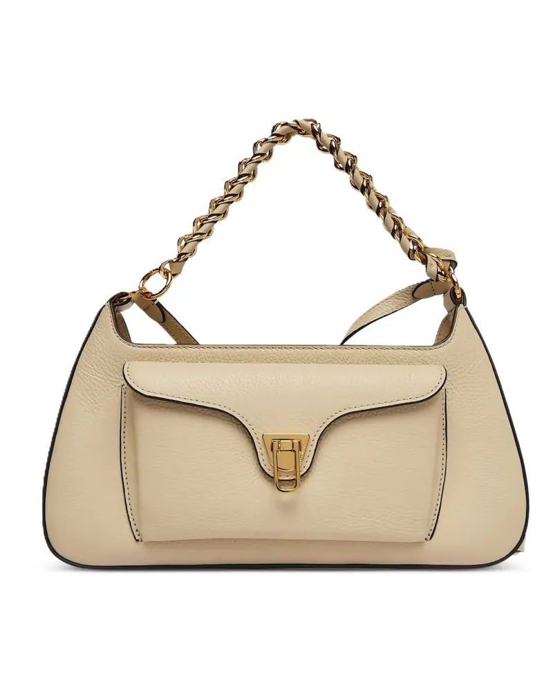 Coccinelle medium Beat chain-strap shoulder bag - Nude Nude